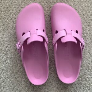 Birkenstock Women’s Boston Essentials EVA Clogs Fondant Pink Size 39